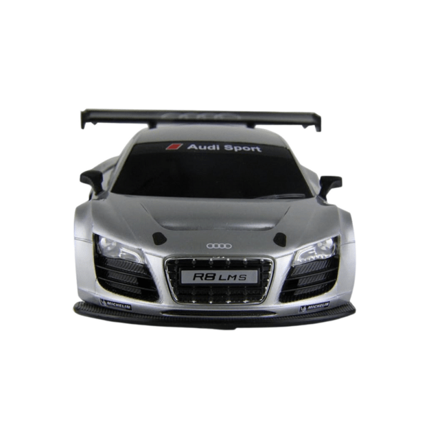 Automobilis R/C 1:24 nuotoliniu būdu valdomas sportinis AUDI R8 LMS Silver 1