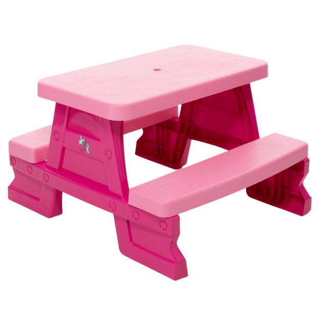 Dorex Pink Children s Garden Table and Bench Set