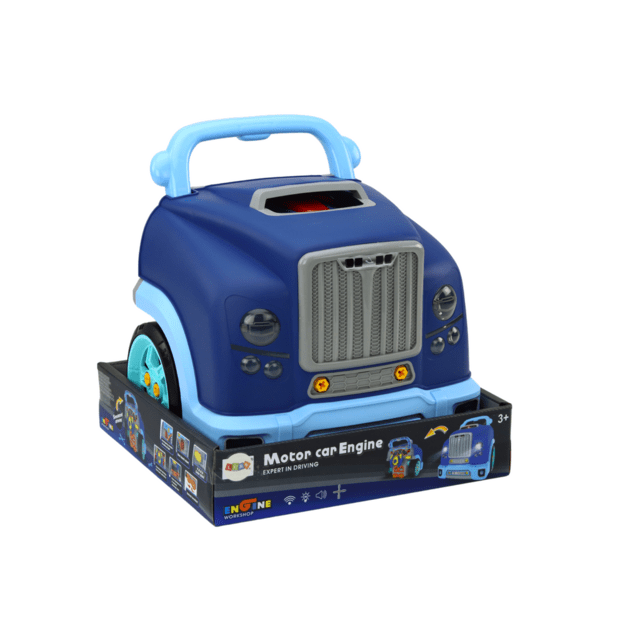 Workshop Engine Truck Disassembly DIY Kit Blue