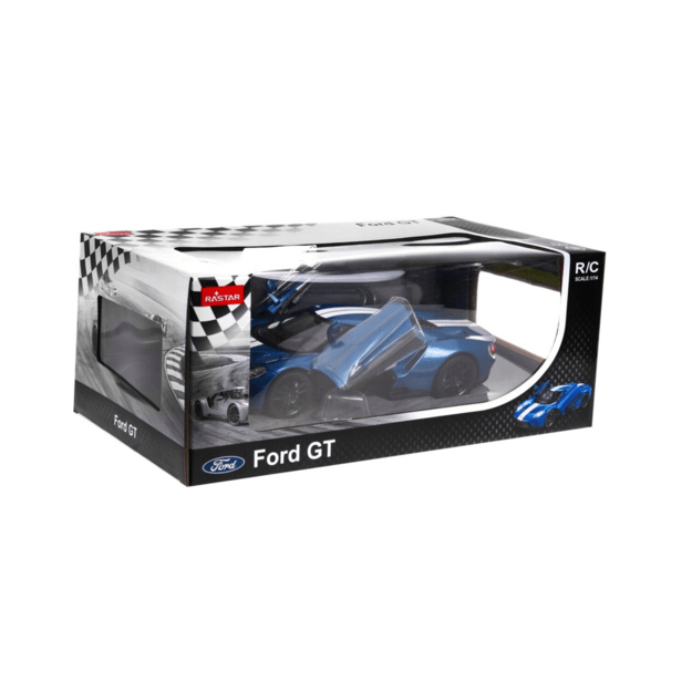 RC Car Remote Control Model Ford GT 1:14 Opening Doors Blue