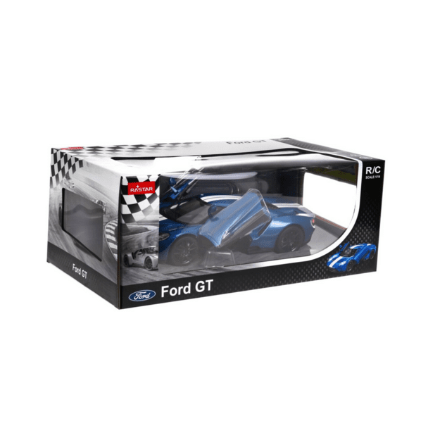 RC Car Remote Control Model Ford GT 1:14 Opening Doors Blue