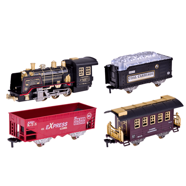 Remote Controlled Train Locomotive RC Lights Sounds Smoke 22 pcs. 1