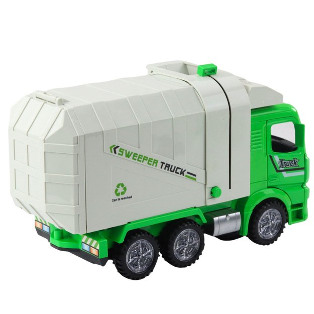 Garbage Truck City Lights Sounds Green 2