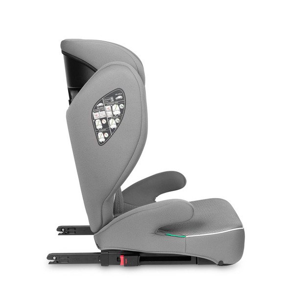 CAR SEAT BREEZY FIX GREY (100-150cm) 8