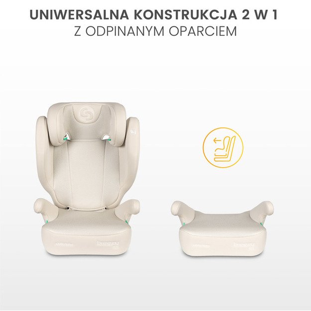 CAR SEAT BREEZY FIX GREY (100-150cm) 16