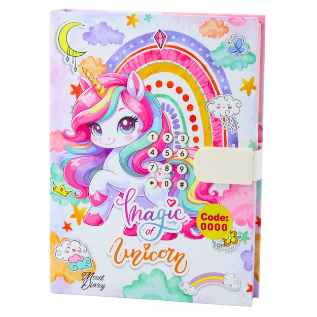 Cute Diary Notebook Code Unicorn Melodies Colorful Pages 1