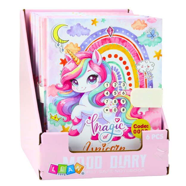 Cute Diary Notebook Code Unicorn Melodies Colorful Pages 5