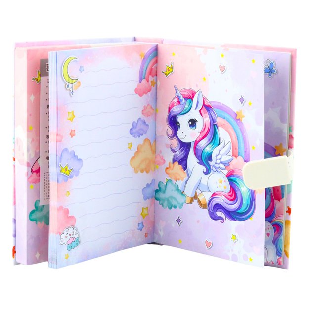 Cute Diary Notebook Code Unicorn Melodies Colorful Pages 2