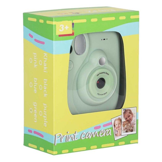 Skaitmeninis momentinis fotoaparatas 16x 128GB kasetės, žalios spalvos žymekliai 7