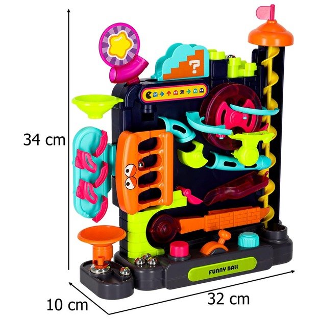 Kamuoliukų kliūčių ruožo arkadinis žaidimas, skirtas kamuoliukams 14