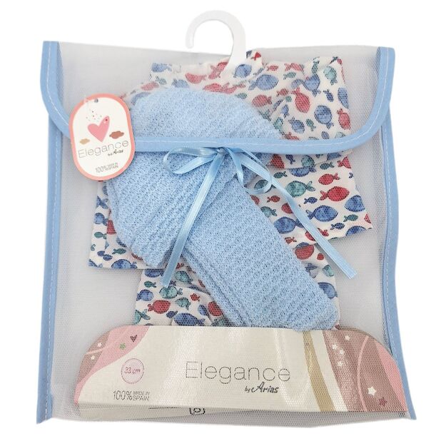 Arias lėlės kūdikio rūbeliai, 33 cm