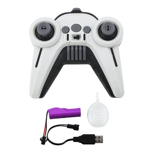 Nuotoliniu būdu valdomas triukų automobilis su dūmų šviesos efektu, 360° mėlynas 4