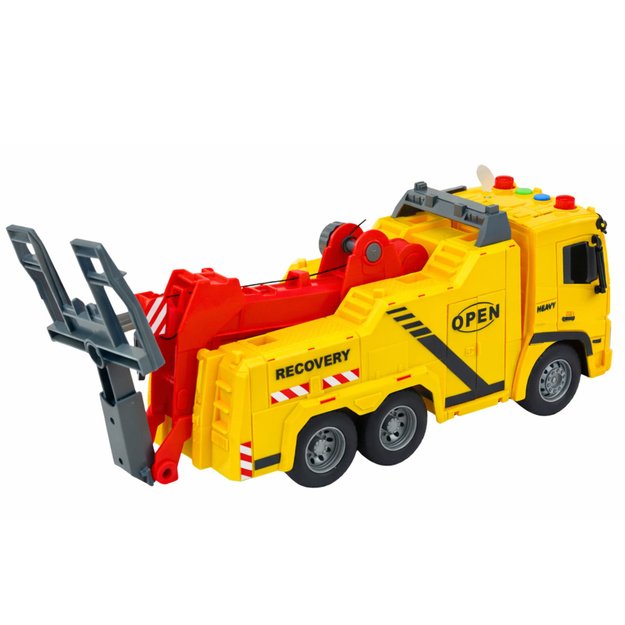 VILKIKAS TECHNINĖS PAGALBOS AUTOMOBILIS SU ŠVIESOS IR GARSO EFEKTAIS 3