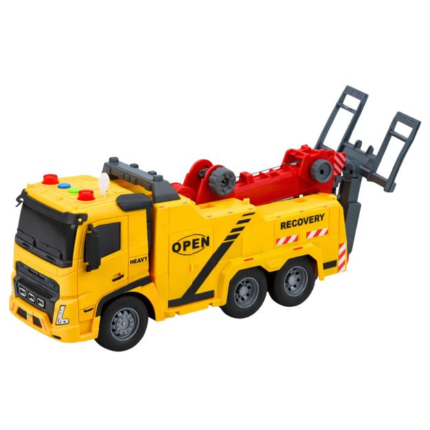 VILKIKAS TECHNINĖS PAGALBOS AUTOMOBILIS SU ŠVIESOS IR GARSO EFEKTAIS 1