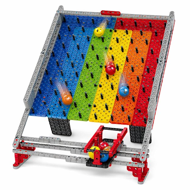 Rainbow Board Blocks Ball Track Slide Ball Catching Game 477 pcs. 1