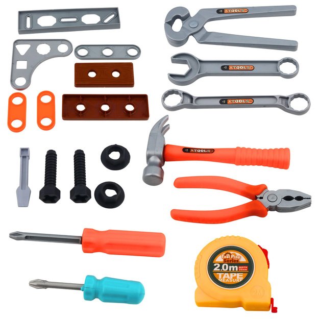 Didelis vaikiškas pjūklo rinkinys su šalmu, akiniais ir pirštinėmis 5