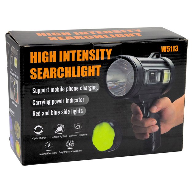 LED prožektorius 800 lm su USB, saulės įkrovimu ir „Powerbank“ funkcija 10