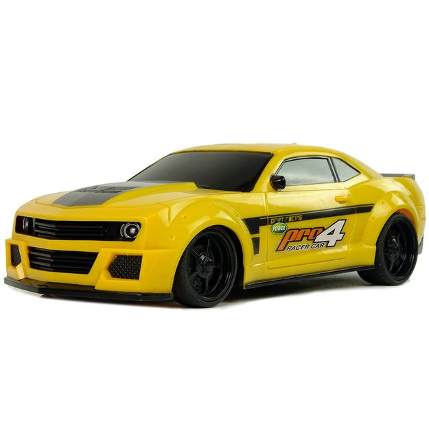 Cars R/C Police Pursuit Patrol Yellow Sports Car Pilots