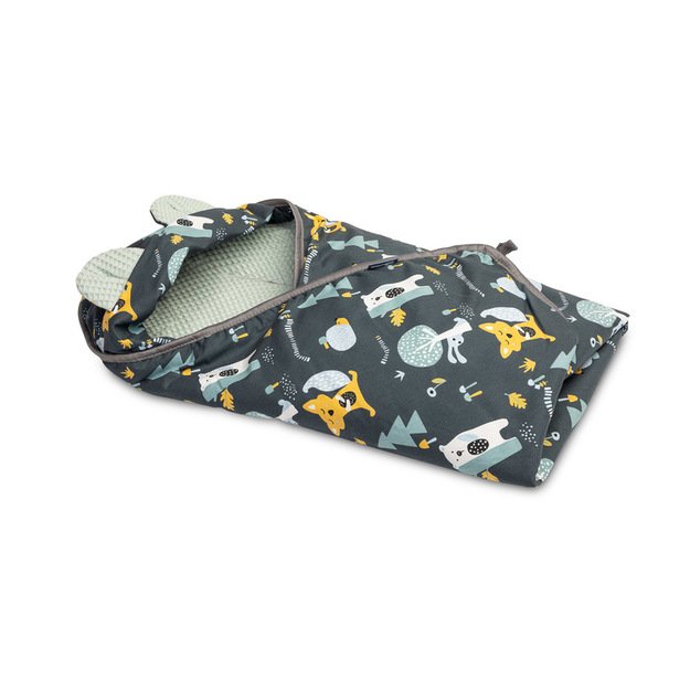 Vaflinis nešiojamas lopšys su apklotu – išvalyti mėtų 1