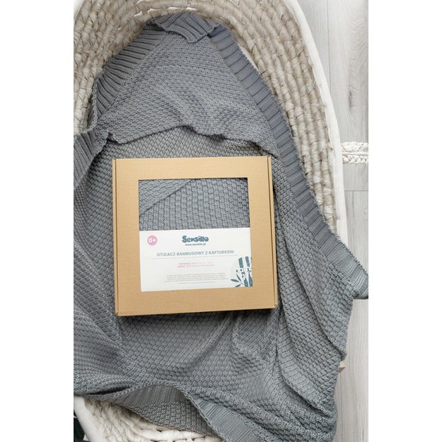 ANTKLODĖ SU GOBTUVU 100 % BAMBUKO DOVANA GRAFITAS 4