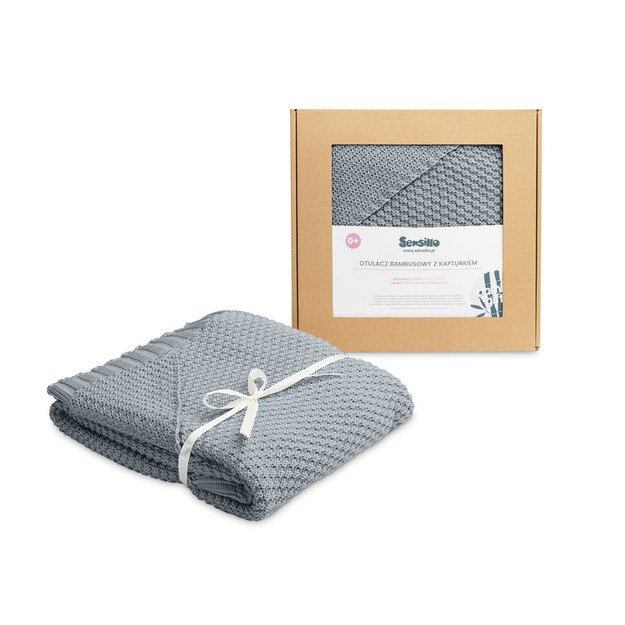 ANTKLODĖ SU GOBTUVU 100 % BAMBUKO DOVANA GRAFITAS