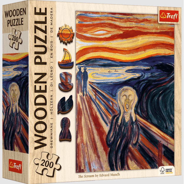 Puzzle - 200 Wooden Puzzle - Scream - Trefl 20252