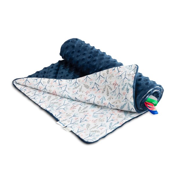 Lengva pūkinė antklodė - tamsiai mėlyna viburnum 3