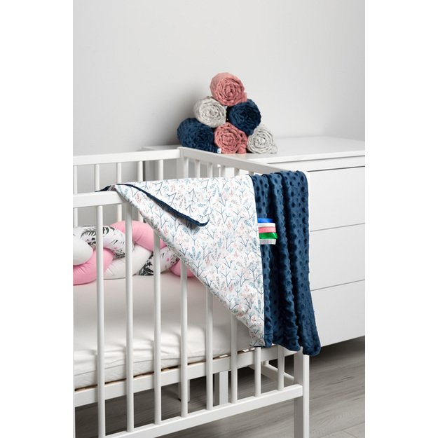 Lengva pūkinė antklodė - tamsiai mėlyna viburnum 1