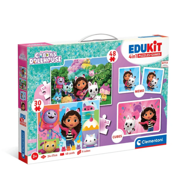 Educational Set Puzzle Memo Blocks GABBY&rsquo;S DOLLHOUSE Clementoni 18319 5