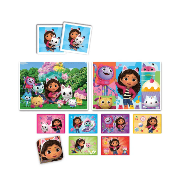 Educational Set Puzzle Memo Blocks GABBY&rsquo;S DOLLHOUSE Clementoni 18319 2