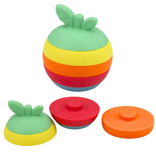 Sensory Toys Set For Toddlers Pyramid Rubber Balls 16 pcs. 2