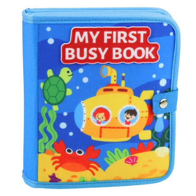 3D Felt Sensory Educational Book Sea Animals 4
