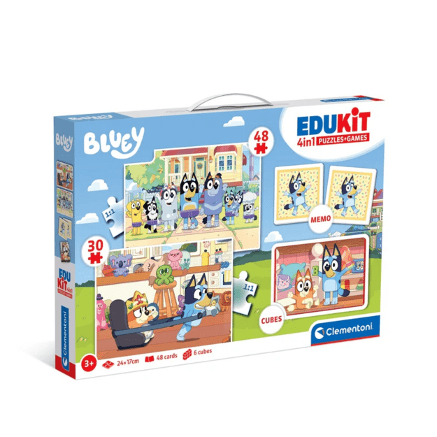 Educational Set Puzzle Memo Blocks BLUEY Clementoni 18320 5