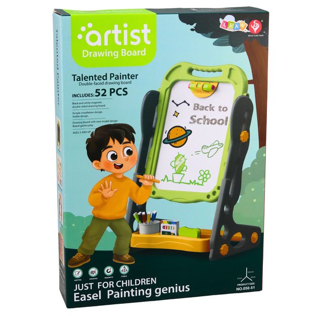 Double-sided Magnetic Chalk Board, Dry Erase, Green, 52 pcs. 3