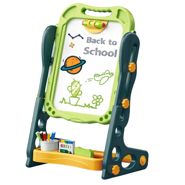 Double-sided Magnetic Chalk Board, Dry Erase, Green, 52 pcs. 1