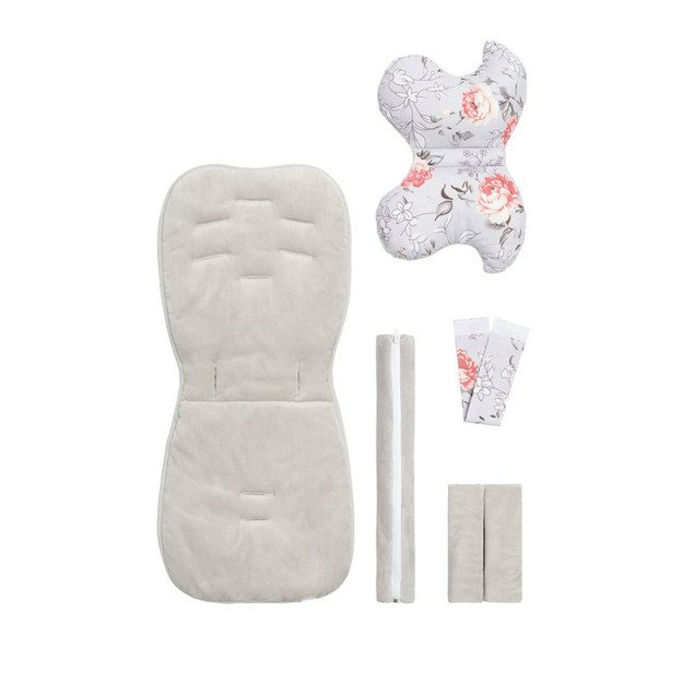 Vaikiško vežimėlio įdėklas Deluxe – Magiškas sodas 1