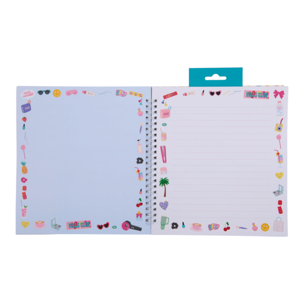 Knygelė su 100 lipdukų Dress up, prie baseino 3