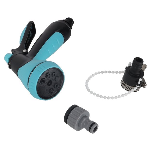 Sodo žarna ant ritės stovo LUARO purk&scaron;tuvo pistoleto įtraukiklis 30 m 7