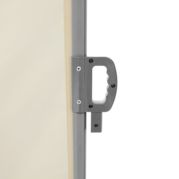 LUARO kampinė &scaron;oninė terasos markizė su i&scaron;traukiamu ekranu 180 x 620 cm, smėlio spalvos 5