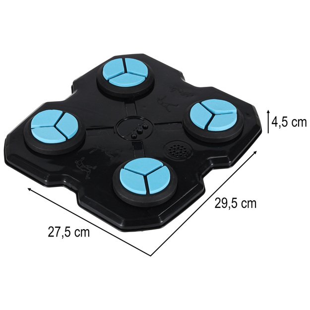 Boksininkų skydas sieninis treniruoklis muzika LED USB pir&scaron;tinės 11