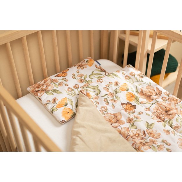 AKSOMINIS LOVELĖS KOMPLEKTAS KVADRATINIS SMĖLIO SPALVOS 5