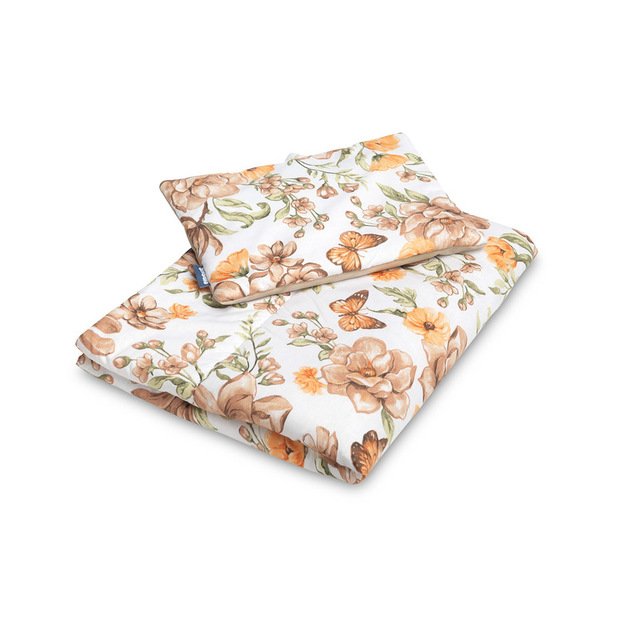 AKSOMINIS LOVELĖS KOMPLEKTAS KVADRATINIS SMĖLIO SPALVOS