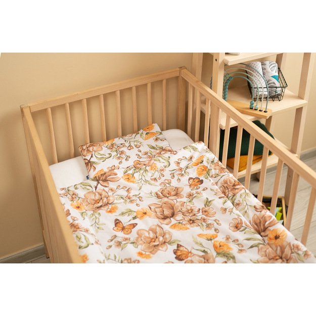 AKSOMINIS LOVELĖS KOMPLEKTAS KVADRATINIS SMĖLIO SPALVOS 3