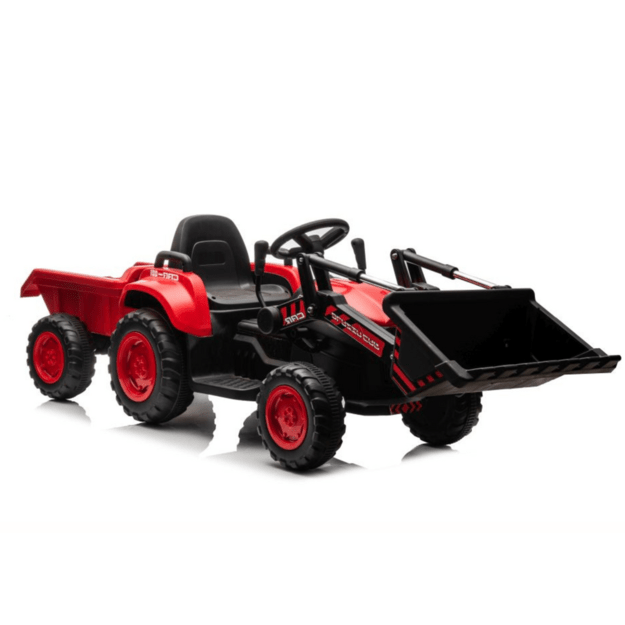 Rechargeable tractor with bucket BW-X002A Red