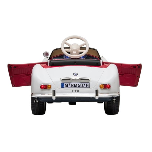 Electric Ride-On Car BMW Retro White