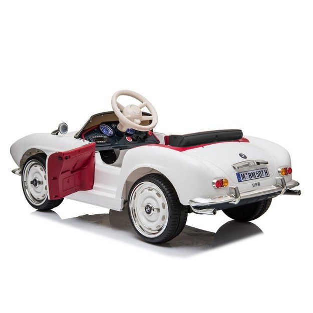 Electric Ride-On Car BMW Retro White