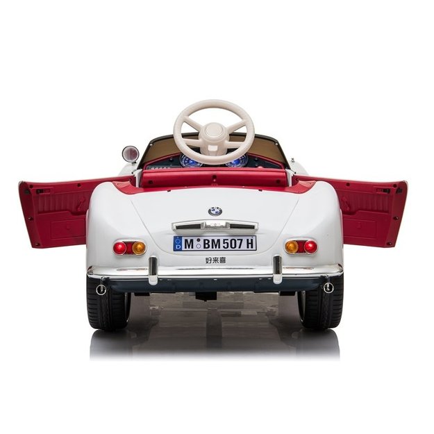 Electric Ride-On Car BMW Retro White