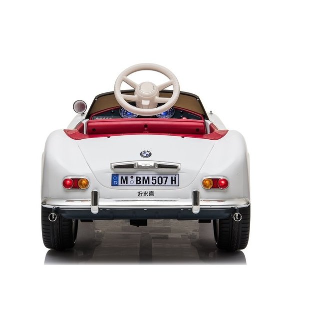 Electric Ride-On Car BMW Retro White