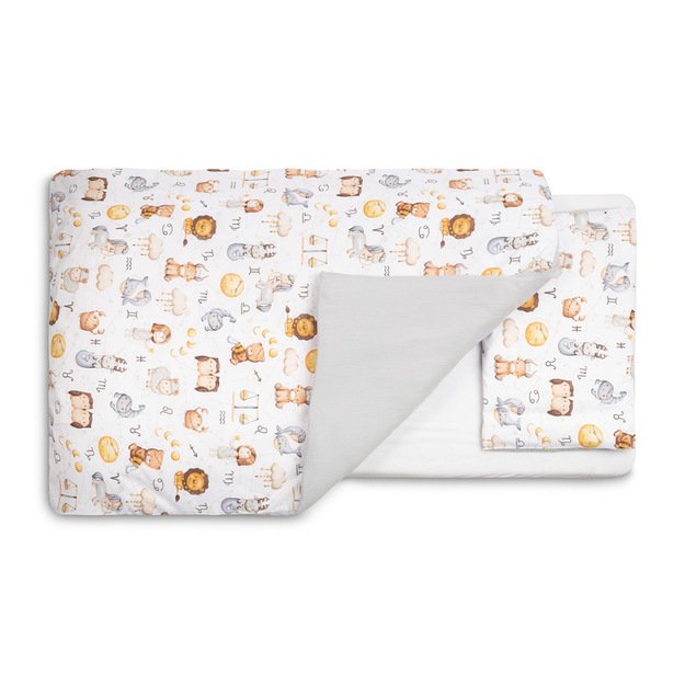 2 DALIŲ PATALYNĖ ZODIAKAS PILKA 100X135 CM 1