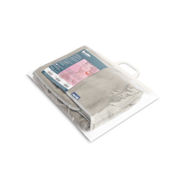 Pilkas pliušinis užvalkalas 80x100 4